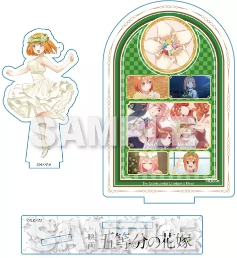 中野四葉 場面写付きアクリルマスコット 劇場メモリアルver. 「映画 五等分の花嫁」