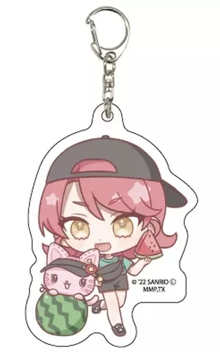 安西ときわ＆ねね 「ミュークルドリーミー みっくす! アクリルキーホルダー 03.夏デザイン(ミニキャラ)」