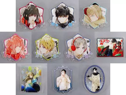 駿河屋 -<中古>全10種セット アクリルクリップ 「漫福ガチャ 墜落JKと
