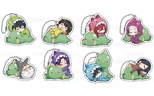 全8種セット 「ブルーロック トレーディングアクリルキーホルダー ぎゃおコレver」