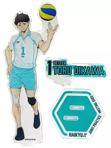 ハイキュー 合同練習会2019 及川 アクスタ ハイキュー‼︎【⭐️2019合同練習会】及川徹 台座が繋がるアクリル