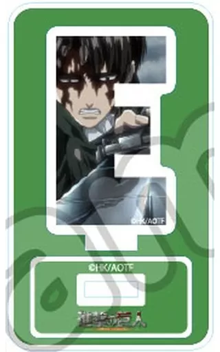 リヴァイ ネームロゴ アクリルスタンド 駿河屋 -<新品/中古>【BOX】進撃の巨人 ネームロゴトレーディング