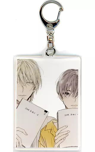 羽山麻水＆白崎由岐 アクリルキーホルダー 「コミックス 25時、赤坂で 第4巻」 とらのあな有償特典