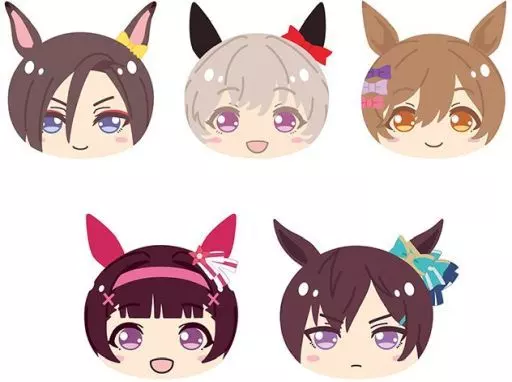 全5種セット 「ウマ娘 プリティーダービー おまんじゅうにぎにぎマスコット8」