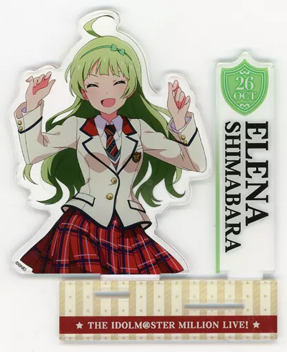 島原エレナ バースデーアクリルカードスタンド 「アイドルマスターミリオンライブ!」 コトブキヤショップ限定