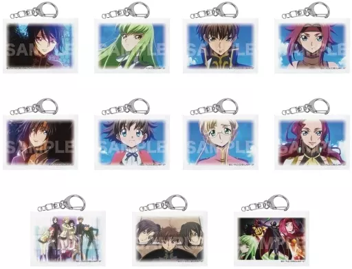 全11種セット 「コードギアス 反逆のルルーシュ ロストストーリーズ ミニチュアキャンバスキーホルダー 01.第1弾」