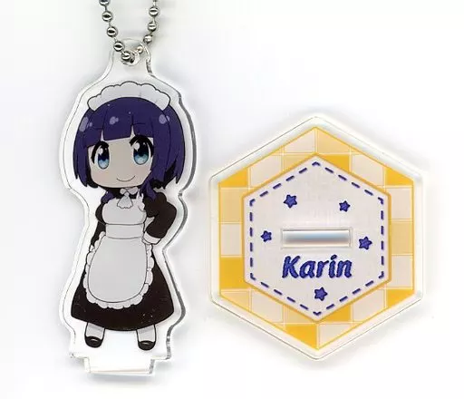 朝香果林 「ラブライブ!シリーズ GiGOコラボカフェ LoveLive!Days スタンド付きデフォルメアクリルキーホルダー(ニジガク ウェイトレス/ラブライブ!虹ヶ咲学園スクールアイドル同好会)」