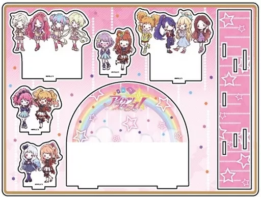 01.集合デザイン グラフアートイラスト アクリルジオラマ 「アイカツスターズ!」_img