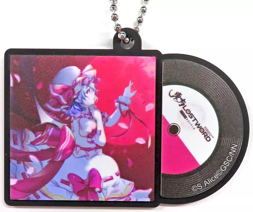 指先の熱 「東方LostWord レコード風ラバーキーホルダー」 ローソン限定