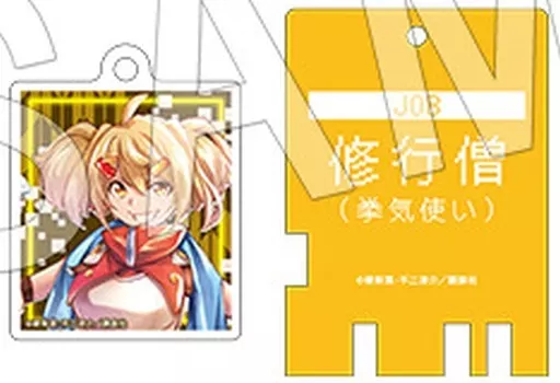 オイカッツオ 「シャングリラ・フロンティア～クソゲーハンター、神ゲーに挑まんとす～×極楽湯 シャン風呂 ユニークシナリオ～極楽湯からの招待状～ トレーディング銭湯錠風キーホルダー」