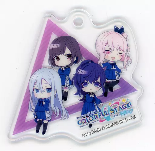 25時、ナイトコードで。 アクリルキーホルダー 「プロジェクトセカイ カラフルステージ! feat.初音ミク×ローソン キャンペーン アーモンドチョコレート」 同梱品