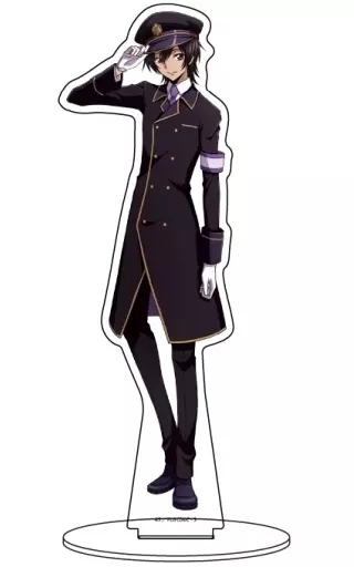 アクリルスタンド・アクリルパネル　01.ルルーシュ・ランペルージ(駅員ver.) 描き下ろしキャラアクリルフィギュア「コードギアス 反逆のルルーシュ」