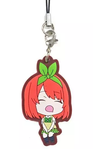 中野四葉(修学旅行のバス) ラバーストラップ 「五等分の花嫁∬ たまみくじ 四葉がいっぱい」