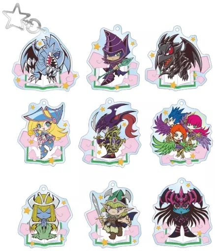 全9種セット 「遊☆戯☆王デュエルモンスターズ トレーディング トゥーン・ワールド テイストデフォルメ 第2弾 アクリルキーホルダー」