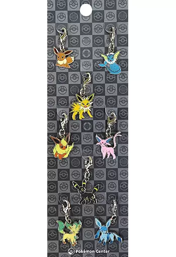 ブイズ 全国ずかんメタルチャーム 「ポケットモンスター」  ポケモンセンター限定