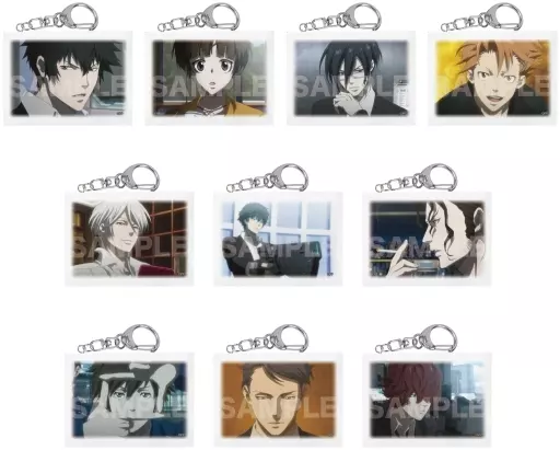 全10種セット 「PSYCHO-PASS サイコパス ミニチュアキャンバスキーホルダー 第1弾」