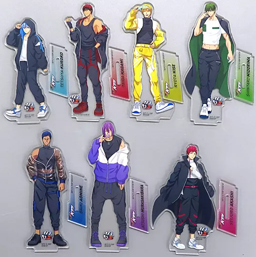 アクリルスタンド・アクリルパネル　全7種セット アクリルスタンド 「黒子のバスケ 10th ANNIVERSARYくじ」 B賞 ローソン限定