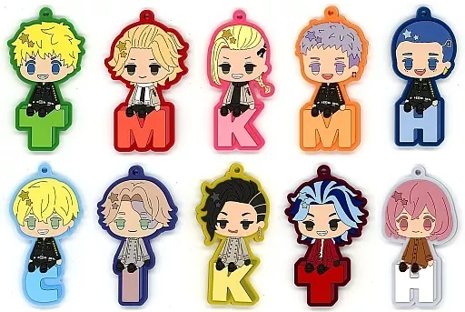 全10種セット ラバーキーホルダー 「タイトーくじ 東京リベンジャーズ 聖夜のぷち決戦」 G賞