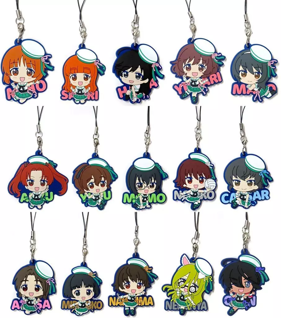 全15種セット 「10th Anniversary ガールズ＆パンツァー博覧会 ～これまでと、これから～ ラバーコレクション」
