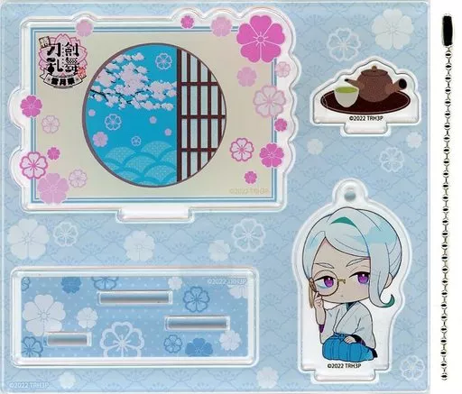 巴形薙刀 背景付きスタンドアクリル 「特 刀剣乱舞-花丸- ～雪月華～」