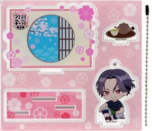 豊前江 背景付きスタンドアクリル 「特 刀剣乱舞-花丸- ～雪月華～」
