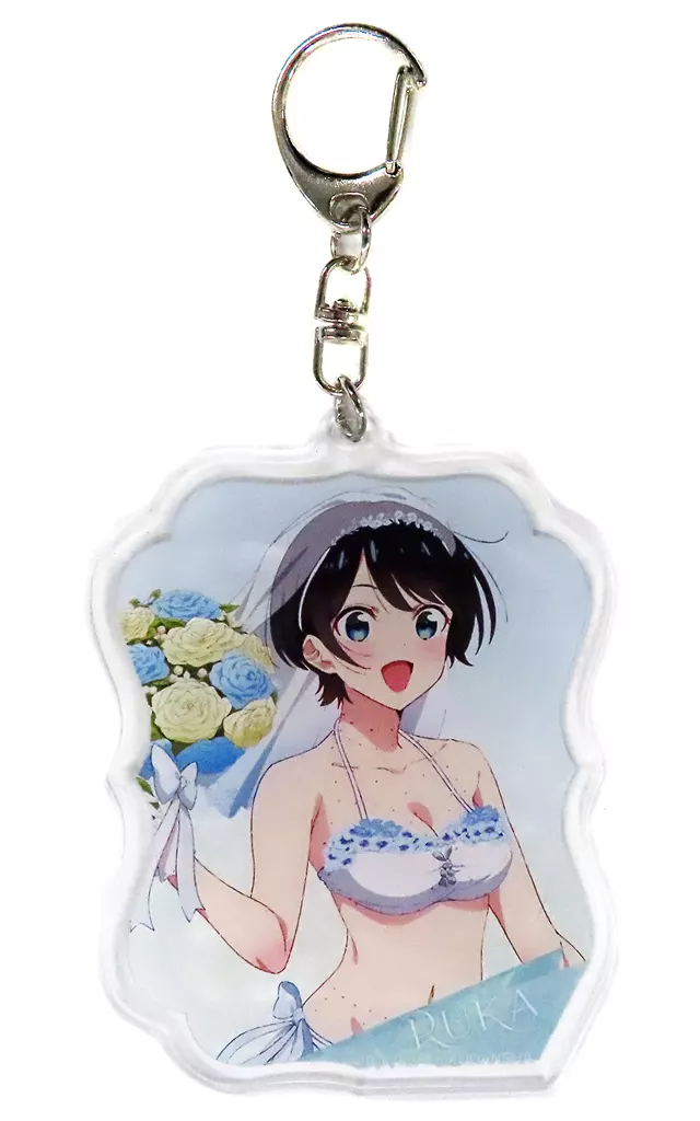更科瑠夏(ウエディング水着) 「彼女、お借りします POP UP SHOP in ボークス秋葉原ホビー天国2 描き下ろしアクリル」