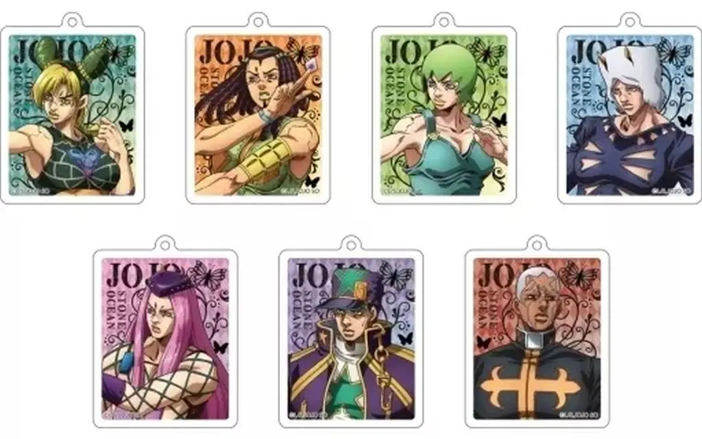 全7種セット 「ジョジョの奇妙な冒険 第六部 ストーンオーシャン 描き下ろしアクリルコレクション」