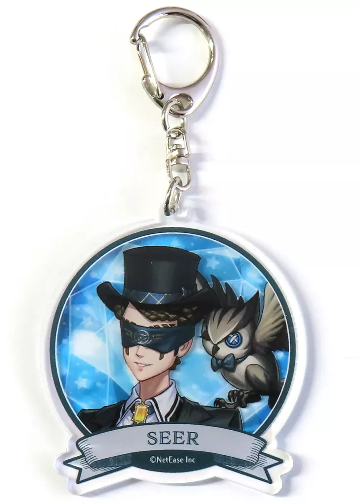 占い師(イライ・クラーク) アクリル 「Identity V 第五人格 常設カフェ(Academy Cafe) VALENTINE＆WHITE DAY Jewelry Party in SWEETS PARADISE 第3弾」 スタンプカードキャンペーン