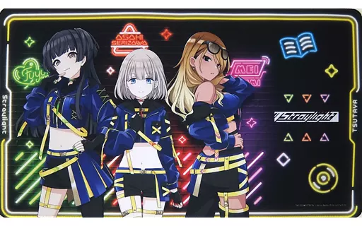 ストレイライト 描き下ろし ラバーマット 「アイドルマスター シャイニーカラーズ ストレイライト×TSUTAYA THE IDOLM＠STER SHINY COLORS LIGHT UP CULTURE」