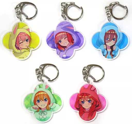全5種セット 「映画 五等分の花嫁×ドン・キホーテ アクリル うさぎ着ぐるみVer.」