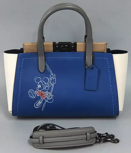 バッグ　[破損品] ミッキーマウス トループ キャリーオール ウィズ ロープ クライム 「ディズニー×COACH(コーチ) The Play コレクション」