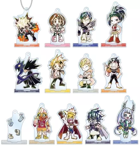 全13種セット 「僕のヒーローアカデミア トレーディング デフォルメAni-Art アクリルスタンド ver.B」