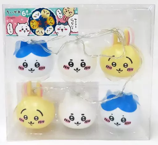 ちいかわ&ハチワレ&うさぎ 6連ライト 「ちいかわ なんか小さくてかわいいやつ」