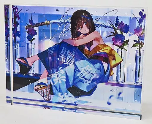 藤ちょこ　アクリルオーナメント　水刀 藤ちょこ]アクリルオーナメントミニ（水刀)