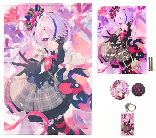 グッズセット　マリア・マリオネット 誕生日グッズフルセット 「バーチャルYouTuber にじさんじ NIJISANJI EN マリア・マリオネット 誕生日 2022」