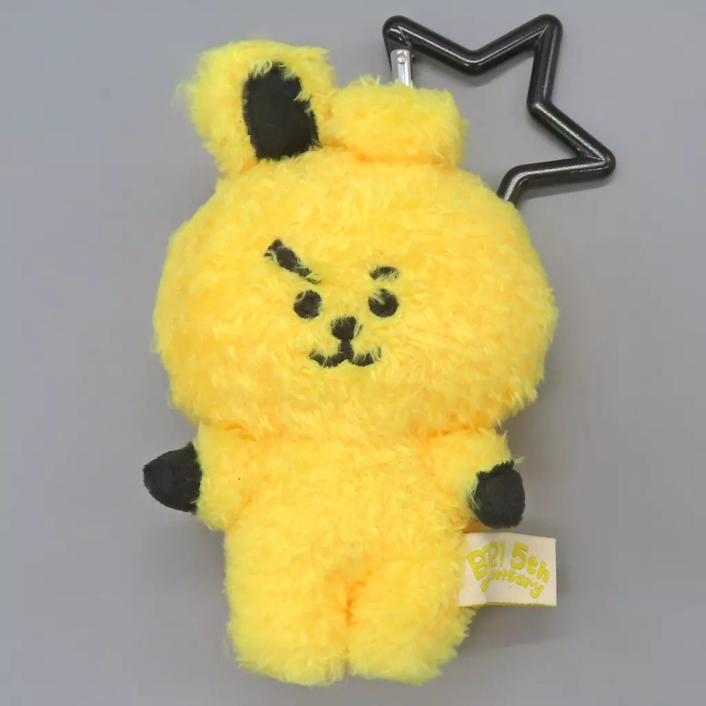 COOKY(ジョングク) BT21 5周年記念 レインボーカラーマスコット イエロー 「BT21」 ロフト限定