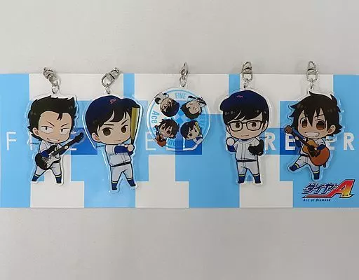 集合 FFFオリジナルアクリルセット(5個セット) 「ダイヤのA second season O×T COMPLETE SONGS “ACE OF DIAMOND” リリース記念イベント FIVE FIELD FOREVER」 グッズ