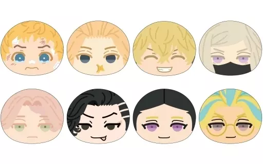 全8種セット 「東京リベンジャーズ おまんじゅうにぎにぎマスコット3」