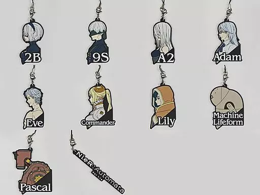 全10種セット ラバー 「NieR：Automata 1.1a 放送記念くじ」 F賞