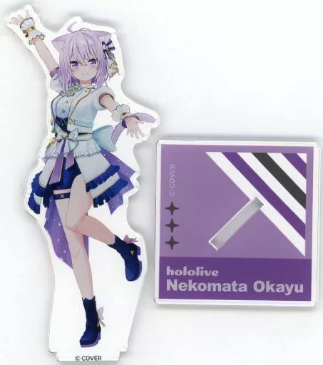 駿河屋 -<中古>猫又おかゆ 3Dアクリルスタンド ブライト衣装ver