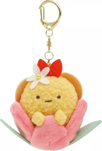 えびふらいのしっぽ ざっそうとようせいのお花畑テーマ 花さくぶらさげぬいぐるみ 「すみっコぐらし」