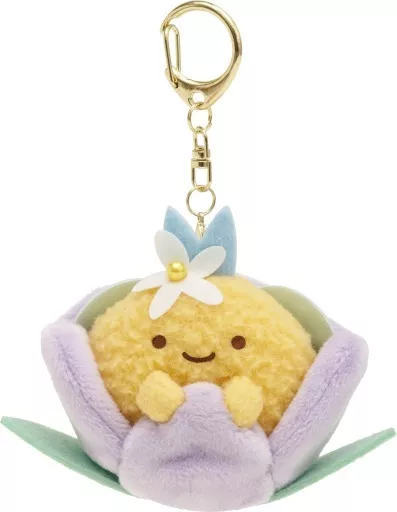 あじふらいのしっぽ ざっそうとようせいのお花畑テーマ 花さくぶらさげぬいぐるみ 「すみっコぐらし」