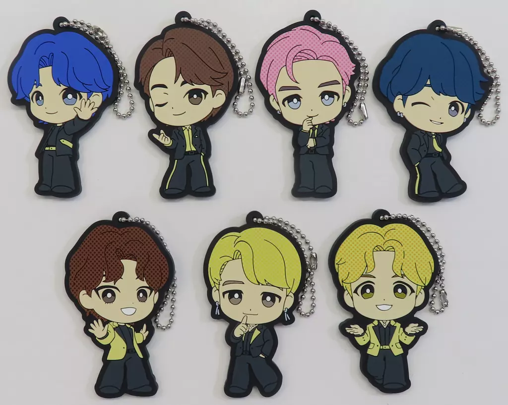 全7種セット BTS(防弾少年団) 「TinyTAN トレーディングラバーマスコット Butter」