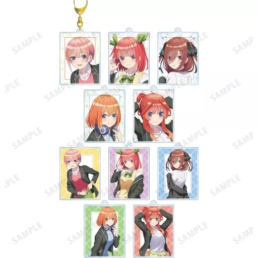 全10種セット 「映画 五等分の花嫁 描き下ろしイラスト 衣装交換ver. トレーディングアクリル」