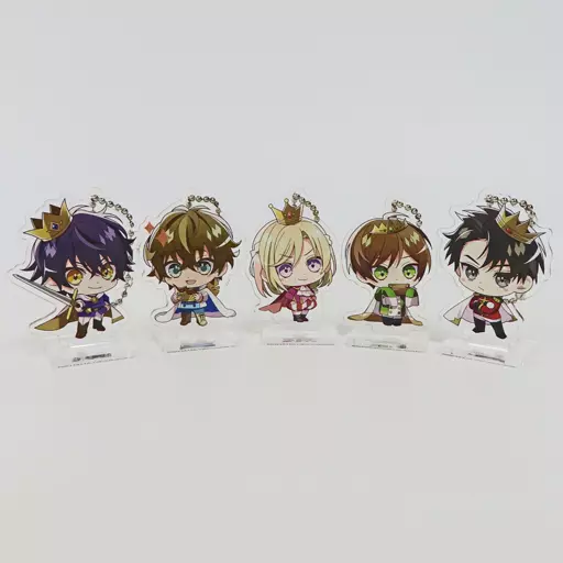 集合 描きおろしちびキャラアクリルスタンド5個セット 「Switchソフト テミラーナ国の強運姫と悲運騎士団 特装版 アニメイト限定セット」 同梱特典