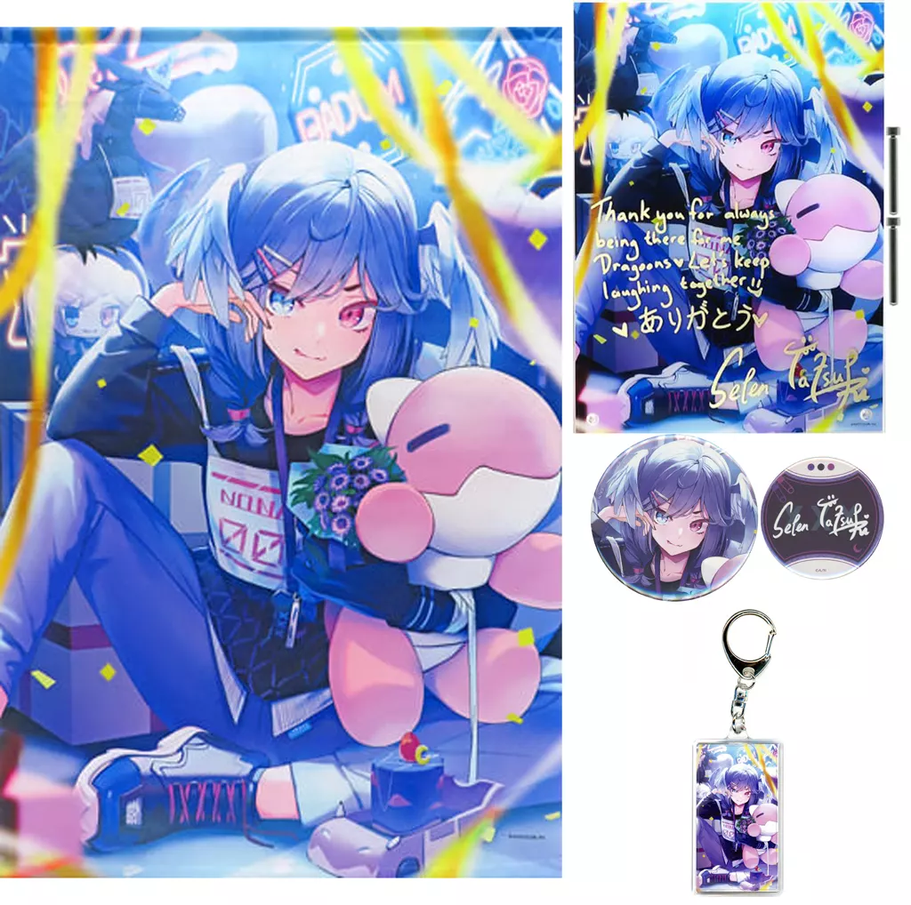グッズセット　セレン 龍月 誕生日グッズフルセット 「バーチャルYouTuber にじさんじ NIJISANJI EN セレン 龍月 誕生日2022」