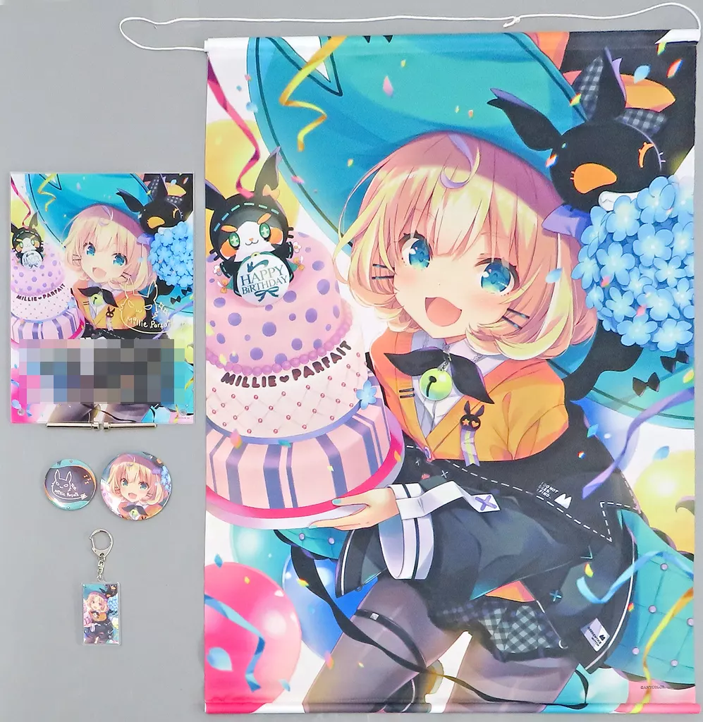グッズセット　ミリー・パフェ 誕生日グッズフルセット 「バーチャルYouTuber にじさんじ NIJISANJI EN ミリー・パフェ 誕生日2022」