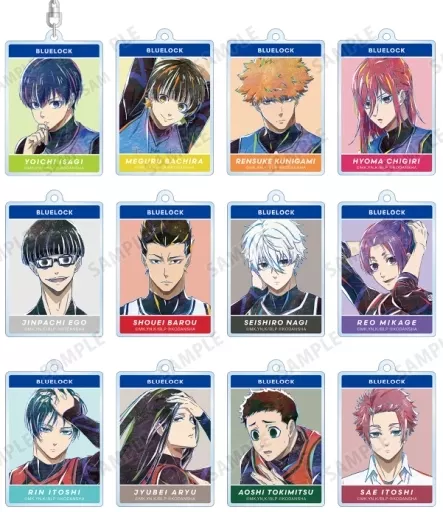 全12種セット 「ブルーロック トレーディング Ani-Art アクリル」