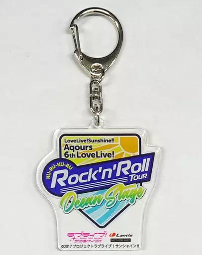 Aqours ライブロゴアクリル 「ラブライブ!サンシャイン!! Aqours 6th LoveLive! ～KU-RU-KU-RU Rock ’n’ Roll TOUR～ ＜OCEAN STAGE＞ Blu-ray Memorial BOX」 ゲーマーズ購入特典