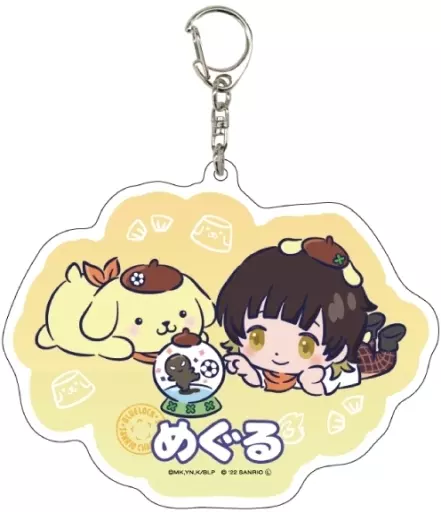 02.蜂楽廻×ポムポムプリン(ミニキャライラスト) デカアクリル 「ブルーロック×サンリオキャラクターズ」